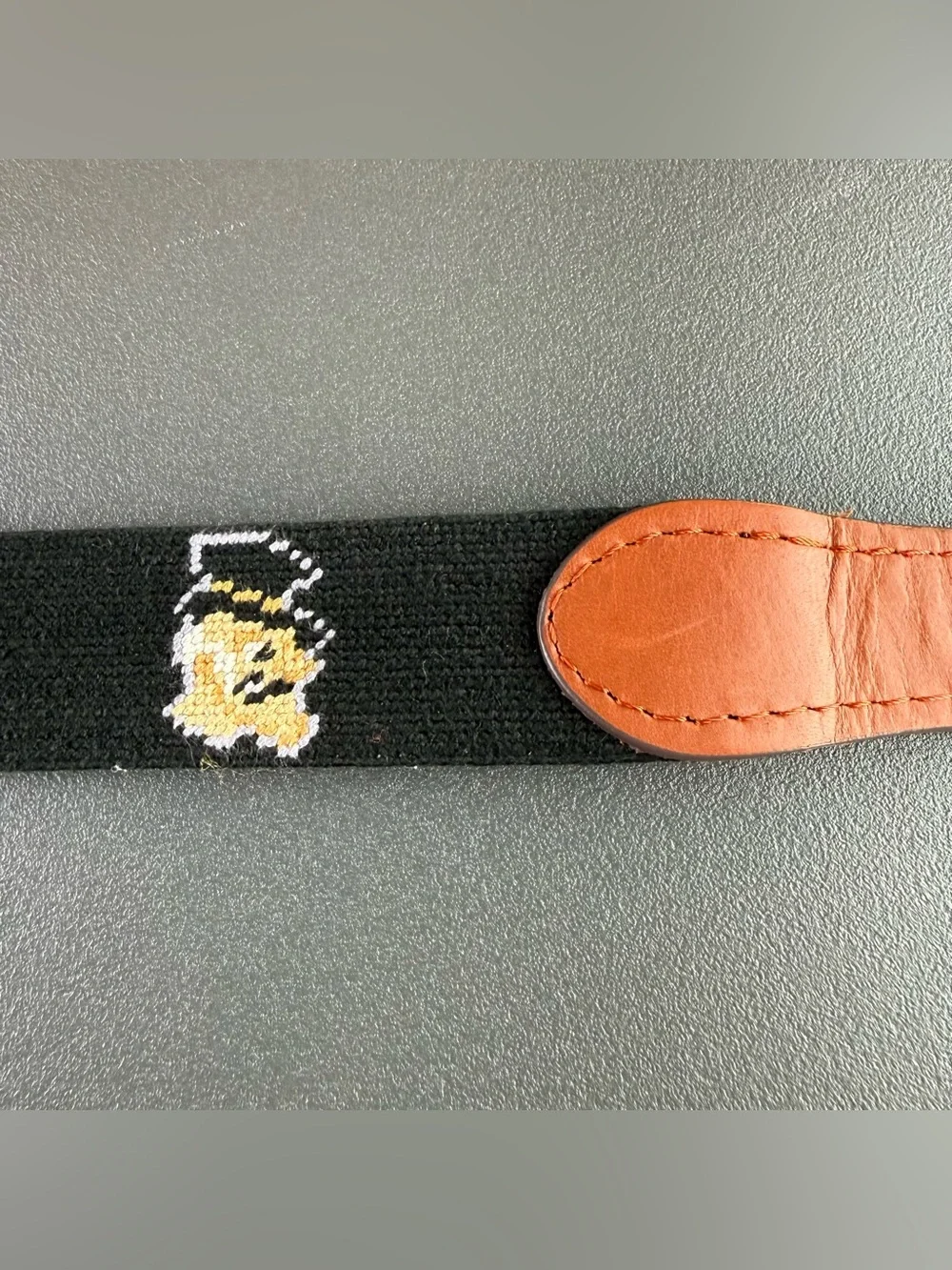 Smathers & Branson Wake Forest Demon Deacons Men’s $195 Needlepoint Belt size 38